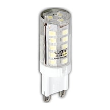 10 Adet Cata Ct 4249 Kapsül Led Ampul 3w 220v Beyaz Işık 6400k G9 Duy Beyaz