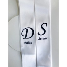 Gelin Damat Isimli Tören Takı Kurdelesi 2 Adet B-32