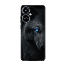 Tecno Camon 19 Pro Kılıf Resimli Desenli Silikon Platinium Series Dark Wolfs 1834