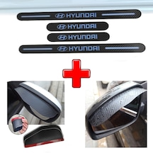 Hyundai Ix35 Uyumlu Carbon Kapı Eşiği + Ayna Yağmur Koruyucu (552939896)
