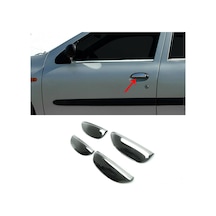 Renault Megane 1 Krom Kapı Kolu 1996-2004 4 Kapı Paslanmaz Çelik N11.761