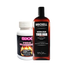 Hubrendy Sh Brickell Anti-beyaz Saçsakal Şampuan Erkek 237 Ml Ile + Sıxx Kadın Vajinaorgazm Kremi 60