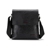 Erkek Dikey Iş Günlük Messenger Çanta Siyah - Siyah 749306 Siyah - Siyah