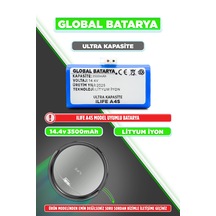 Ilıfe A4s Robot Süpürge Bataryası 3500mah Li-ion Pil