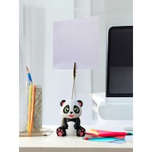 Sevimli Mutlu Panda Fotoğraf Not Tutacağı Hediyelik Not Tutucu Siyah