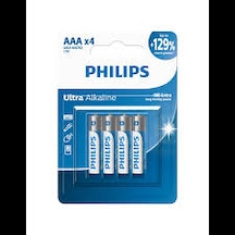Philips Ultra Alkaline Aaa/lr03 4.lü İnce Pil