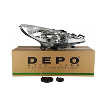 ÖN SAĞ FAR LAMBASI PEUGEOT 207 2006-2013 ARASI ( DEPO )