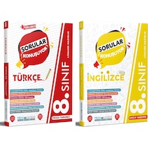 Pruva Akademi 8. Sınıf Türkçe + İngilizce Sorular Konuşuyor Seti 2 Kitap 2023