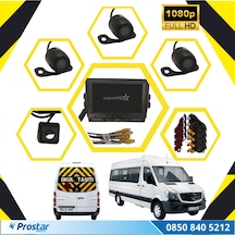 Kayıtlı Okul ve Servis Taşıtları 4 lü Kamera 7 inç Monitör Full