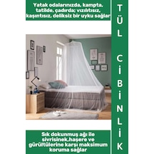 Cibinlik Ev Çocuk Yatak Odası Kamp Tatil Sivrisinek Haşere Vızıltı Ses Önleyici Kaliteli Rahat Uyku