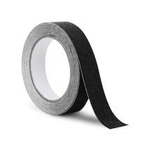 Smartizi Siyah Merdiven Ve Zemin Kaydırmaz Bant 2,5 Cm X 5 Metre - Güçlü Yapışkanlı Zımparalı Emniyet Şeridi - İç Ve Dış Mekan Suya Dayanıklı Basamak Bandı