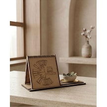 Kupa Tutuculu Üçgen Kitap Standı-ıt's Book O'clock