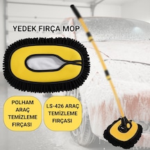 Polham Ve Ls-426 Uyumlu Yedek Araç Yıkama Mopu, Oto Temizleme Fırçası Yedek Mop, Çizmez, Süper Emici, Kolay Tak-çıkar