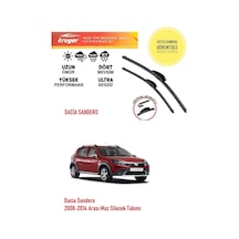 Dacia Sandero 2011 Model Muz Silecek Takımı Araca Özel Aparat