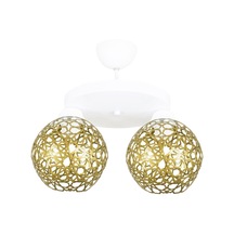 Selçuklu Top Motif Yıldız Ferforje Model Retro Plafonyer Avize R