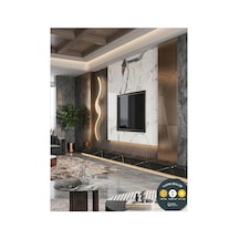 Modern Siyah S Aplik 3 Renk Duvar Lambaları & Şık Tasarım İle Salon, Oturma Odası Aydınlatma