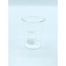 Cam Beher Dereceli Borosilikat 10 ML 1 Adet
