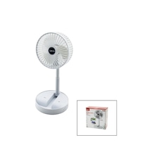 Masa Üstü Vantilatör Usb Şarjlı Katlanır Fan 16.4cm - Uzayan Ayak 12.5-19cm 180 Derece Dönebilen Telefonluklu Bwfn-11 Timya/go1395 197822