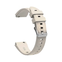 Caseonn Tcl Movetime Watch Mt40 Kordon Prizma Tokalı Spor Silikon Kayış Bej