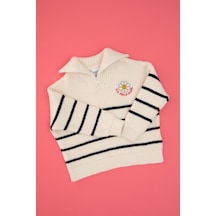 U.s. Polo Assn. Kız Çocuk Krem Kazak /triko 50316289-vr071 Krem