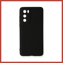 Bezos Huawei P40 Kılıf First Silikon - Siyah Erdotıca