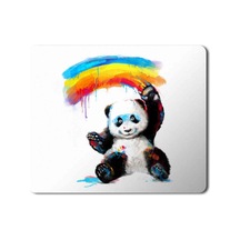 Panda Gökkuşağı Mouse Pad Mousepad