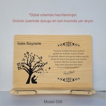 Münzevi Masaüstü Ahşap Rahle/tablet/kitap Tutucu-model009