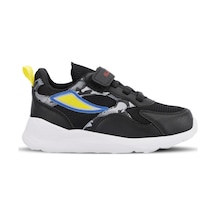 Slazenger KASHI KTN Çocuk Cırt Cırtlı Siyah - Kırmızı Sneaker