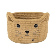 Yıkanabilir Organizatör Depolama Sepeti Aperatifler İçin Kedi Çok Renkli