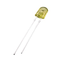 Led 5mm Sarı Oval Soğuk Difused 10 Adet