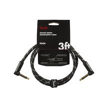 Fender Deluxe Series Instrument Cable Black Tweed - 90Cm Enstrüma