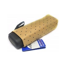 Marlux Mini Cep  Bayan Şemsiye, Bej, 17 cm, Ultra Mini Şemsiye Çok Renkli