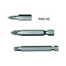 Manyetik Bits Pozi Uç Pz - Manyetik Bitsyıldız Uç Ph Vidalama 1X75 Mm-Pozi Uç Pz
