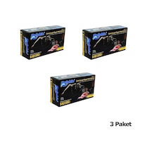Dolphin Tek Kullanımlık Lateks Siyah Pudrasız Nitril Muayne Eldiveni Small Küçük Boy - 100'lü 3paket