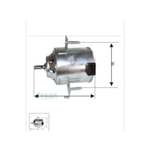 Tek Motor Fiat Tempra Fan Motoru