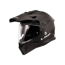 Ls2 Pioneer 2 Kros Motosiklet Kaskı Mat Siyah