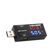 Alkatronik-Çift Usb Çıkışlı Voltmetre Ampermetre Akım Voltaj İzleyici Şarj