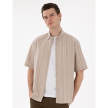 Pierre Cardin Erkek Haki Gömlek Kısa Kollu 50301763-vr027 Haki