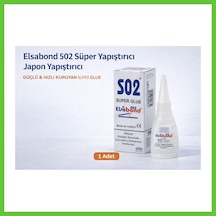 Bezos Elsabond 502 Süper Yapıştırıcı Japon Yapıştırıcı 20g Güçlü Hızlı Kuruyan Super Glue 1 Adet Dmc
