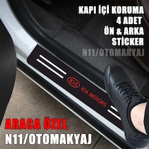 Kia Rio Kapı İç Koruma Ayaklık Sticker Markalı