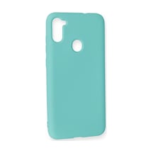 Samsung Uyumlu Galaxy A11 Uyumlu Kılıf Nano İçi Kadife Silikon - Turkuaz