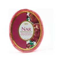 Nar Doğal Süngerli Sabun, Vücut Temizliği, Nar Kokulu, 120 Gram, Paraben İçermez Diğer