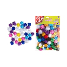 Bu-bu Pon Pon Simli 2 Cm 100 Lü Karma 10x15 Bubu00112