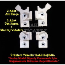 Duşakabin Plastik Kapı Parçası Duşakabin Yedek Parçası Beyaz