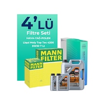 Mann Mercedes C220 Dizel Filtre Bakım Seti Liqui Moly Motor Yağlı (2008-2014) 4 Lü -
