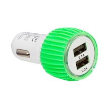 Oto Çakmaklık Usb-Araç Şarjı 2 Usb 2.4A+1.0A Adaptör