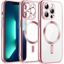 Apple İphone Uyumlu 12 Pro Kılıf Kross Magneticsafe Kapak - Rose Çok Renkli