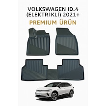 Volkswagen Id4 Elektrikli 2021+uyumlu 3d Premium Oto Paspas Su Geçirmez, Kaymaz, Kolay Temizlenir