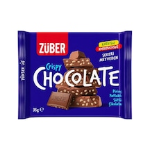 Züber Pirinç Patlaklı Sütlü Çikolata 35 G - 6 Adet Tarı
