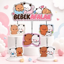 5'li Dudu Bubu Oto Kokusu Seti Premium Kalitede Sevimli Dudu Bubu Araç Kokusu 5 Farklı Koku 5li Set